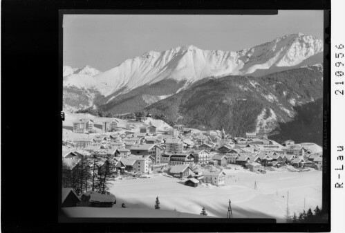 Serfaus Oberinntal Tirol : [Serfaus im Oberinntal mit Glockturmkamm]