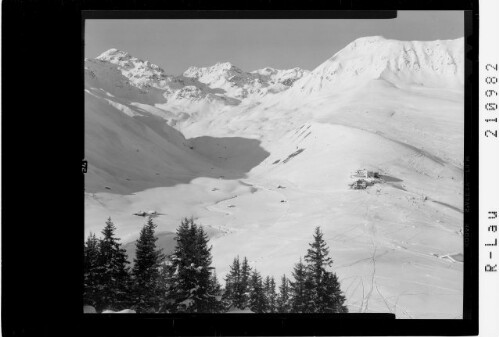 Serfaus Kölnerhaus Tirol : [Kölner Haus im Komperdell bei Serfaus im Oberinntal mit Furgler und Blankakopf]