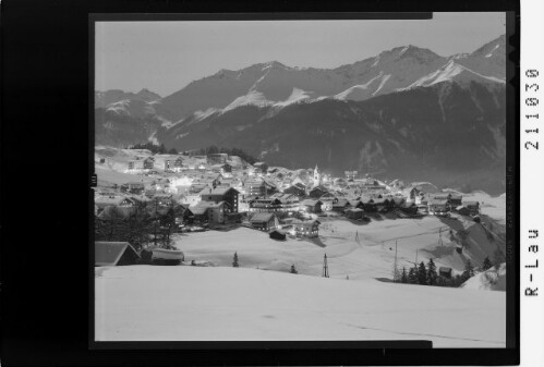 Serfaus Oberinntal Tirol : [Serfaus im Oberinntal bei Nacht gegen Kaunergrat und Glockturmkamm]