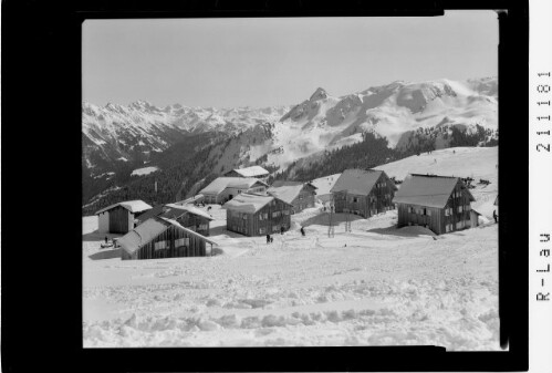 Golm - Grüneck 1900 m ob Tschagguns im Montafon : [Grüneck ob Tschagguns mit Valschavieler Maderer und Tschaggunser Mittagspitze]