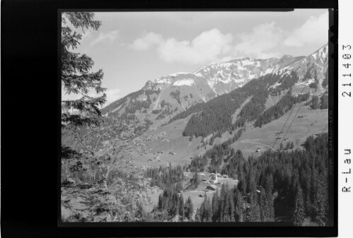 Schröcken mit Blick auf Oberboden und Heiterberg