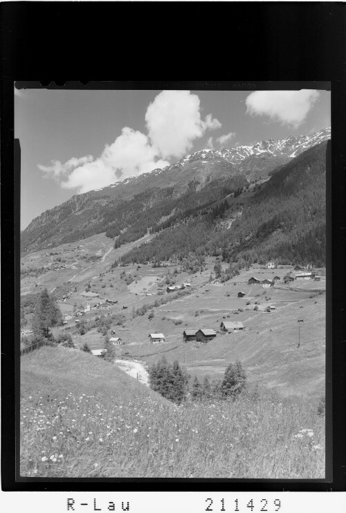 Zaunhof im Pitztal Tirol : [Zaunhof im Pitztal gegen Geigenkamm]