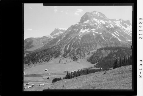 [Lech am Arlberg / Blick zur Hasenfluh und zum Omeshorn]