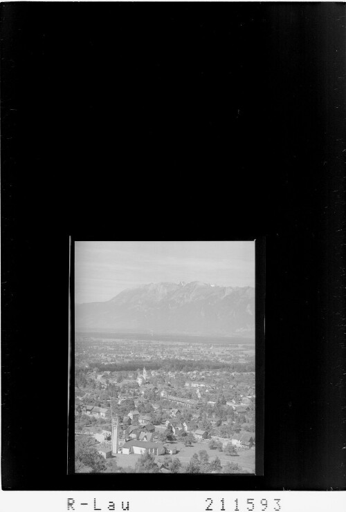 [Muntlix und Sulz mit Altmann und Säntis]