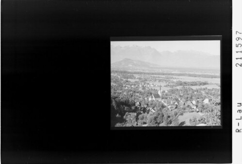 [Weiler gegen Balfrieser Berge und Churfirsten]
