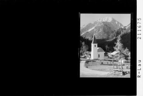 Boden im Lechtal, Tirol mit Potschallkopf 2589 m : [Boden im Bschlabertal gegen Tajaspitze]
