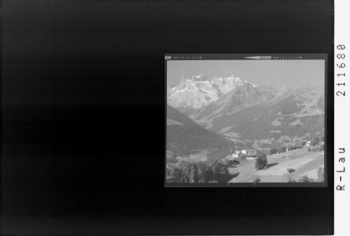 Berghotel Fernblick Bartholomäberg im Montafon : [Bartholomäberg im Montafon / Gasthaus Fernblick gegen Drei-Türme und Drusenfluh]