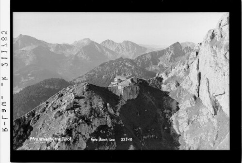 Pfrontnerhütte / Tirol : [Pfrontner Hütte in der Tannheimergruppe gegen Einstein und Gaishorn]
