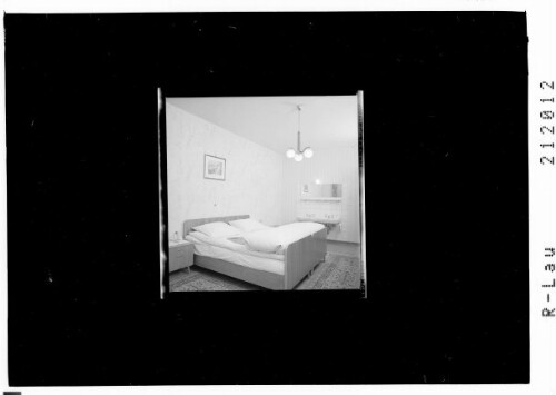 [Gaststätte Fohrenburg in Bregenz / Schlafzimmer]