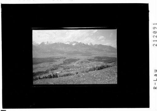 Düns im Walgau mit Blick auf den Rhätikon Vorarlberg