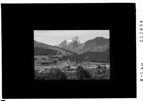 Frastanz mit Drei Schwestern Vorarlberg : [Frastanz gegen Garsellatürme und Drei Schwestern]