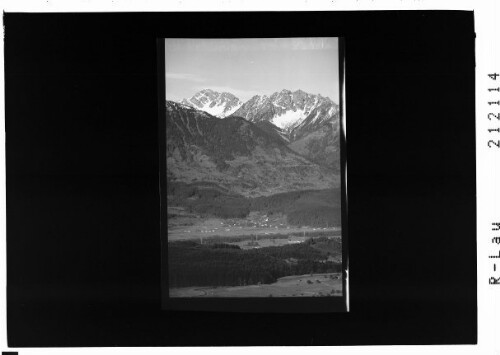 Beschling bei Nenzing, Vorarlberg : [Blick auf Beschling mit Galinakopf]