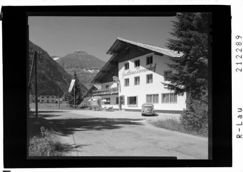Gasthof Tannenhof bei Steg 1105 m : [Gasthaus Tannenhof in Steeg im Lechtal mit Pimig]