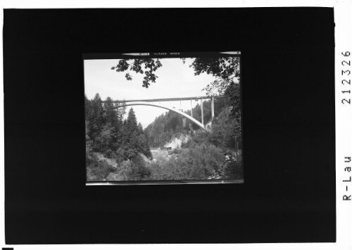 Hochbrücke in Lingenau Bregenzerwald : [Lingenauer Hochbrücke im Bregenzerwald]