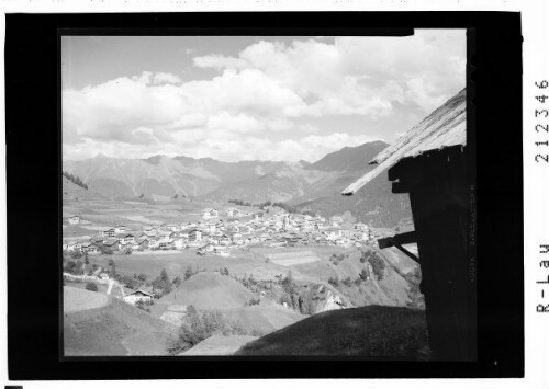 [Serfaus in Tirol mit Blick zum Kaunergrat und Glockturmkamm]