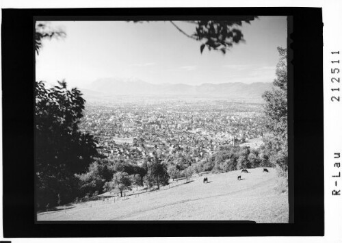 [Dornbirn gegen Altmann und Säntis]