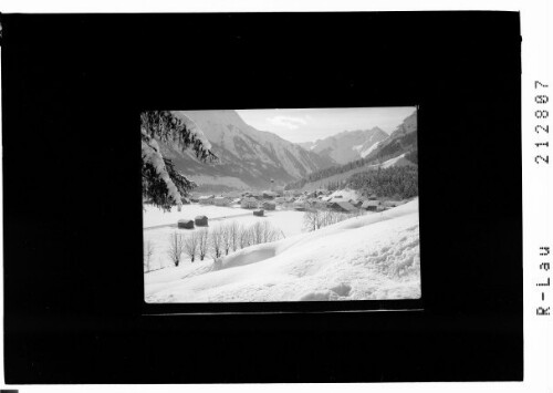 Vorderhornbach im Lechtal Tirol : [Vorderhornbach im Lechtal gegen Lichtspitze]