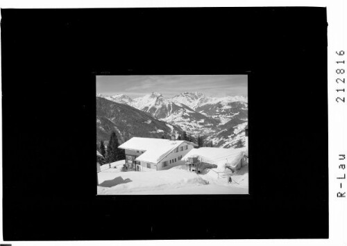 [Berggasthof Kristberg mit Blick in den Rhätikon]