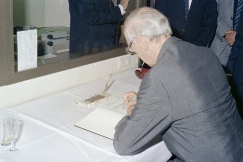 Besuch Bundespräsident Kirchschläger, Firma Eisen Rhomberg