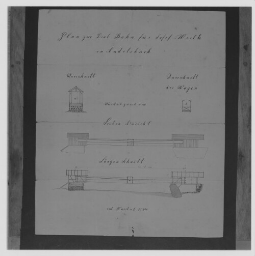 Plan von Seilbahn in Andelsbuch