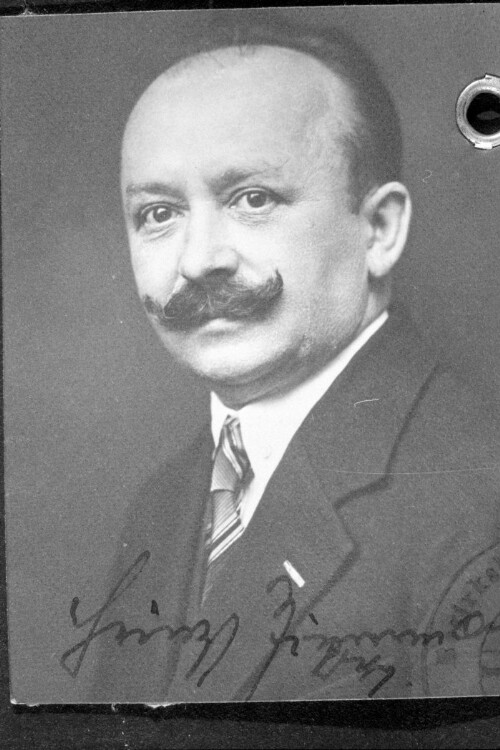 Landtagsabgeordneter Heinz Zimmermann