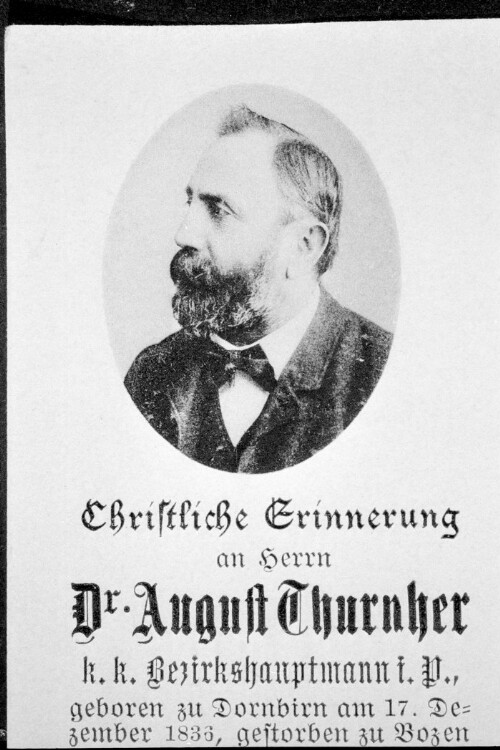 Landtagsabgeordneter August Thurnher