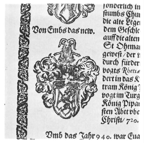 Wappen der Grafen von Hohenems