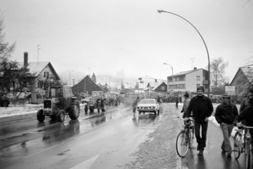 Traktorendemonstration in Bregenz