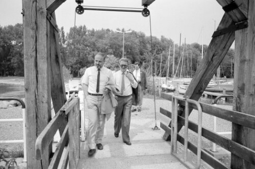 Arge-Alp Journalisten auf dem Party-Boot