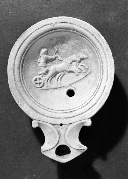 Römische Öllampen im Museum