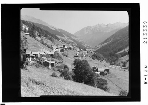 Kappl Paznauntal in Tirol : [Kappl gegen Gamsbergkopf und Gamsbergspitze]