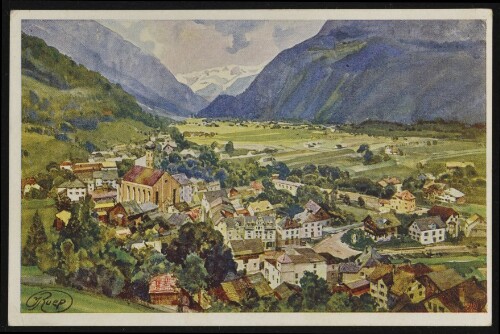 [Schruns] : [Schruns (Montavon), 686 m. Alpenländische Kunst ...]