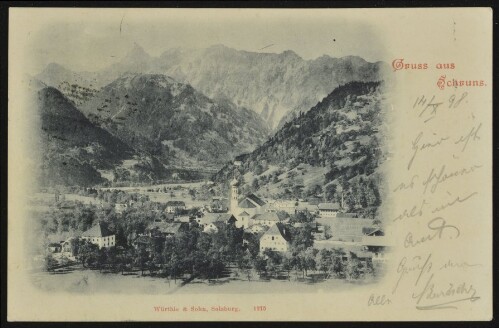 Gruss aus : Schruns : [Correspondenz-Karte ...]