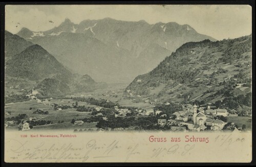 Gruss aus Schruns : [Correspondenz-Karte ...]
