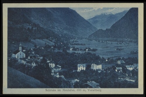 Schruns im Montafon, 686 m, Vorarlberg
