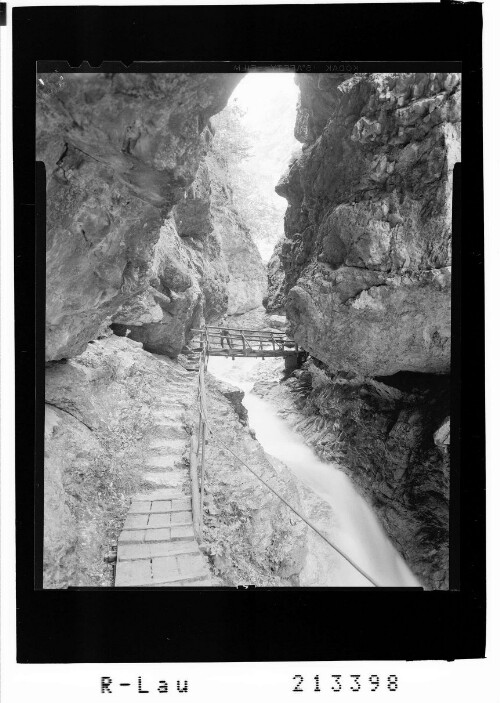 [Rosengartenschlucht bei Imst in Tirol]