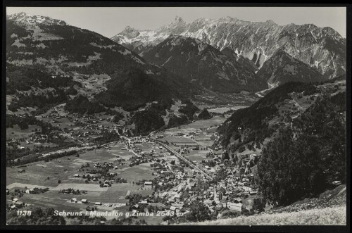 Schruns i. Montafon g. Zimba 2643 m