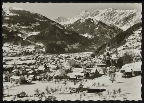 Schruns im Montafon Vlbg. gegen Golm und Zimba