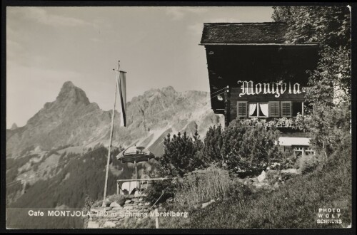 Cafe Montjola 780 m Schruns Vorarlberg