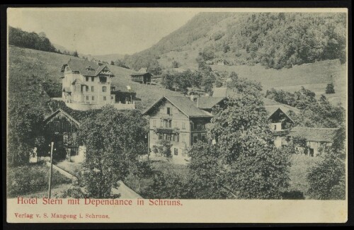 Hotel Stern mit Dependance in Schruns : [Correspondenz-Karte An ... in ...]