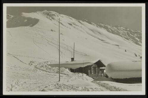 [Schruns] : [Montafoner Hochjochbahn Schruns-Kapellalpe 1900 m Café-Restaurant Berghüsli ...]