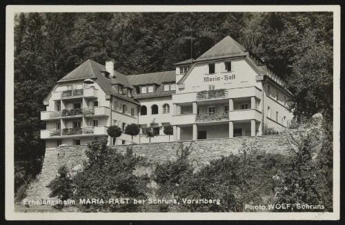 Erholungsheim Maria-Rast bei Schruns, Vorarlberg