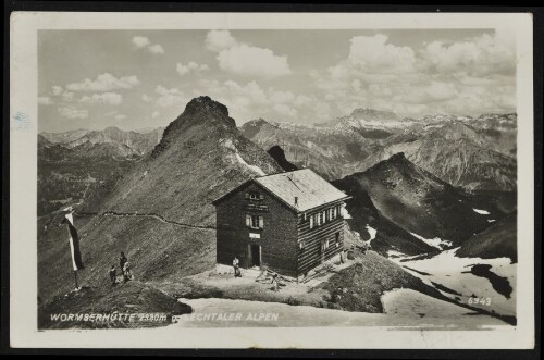 [Schruns] Wormserhütte 2380 m g. Lechtaler Alpen