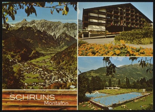 Schruns Montafon : [Schruns im Montafon mit Hotel Löwen und Alpenbad Montafon Vorarlberg, Österreich ...]