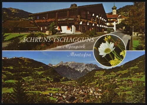 Schruns-Tschagguns im Alpenpark Montafon : [Schruns und Tschagguns im Montafon mit  Haus des Gastes  Vorarlberg, Österreich ...]