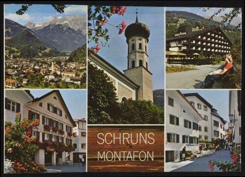 Schruns Montafon : [Schruns im Montafon mit Fußgängerzone und Hotel Löwen Vorarlberg, Österreich ...]