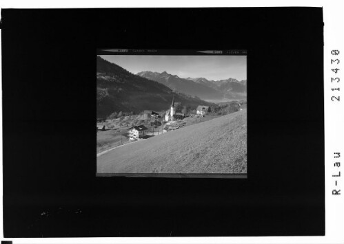 Grosses Walsertal Vorarlberg : [Blons im Grossen Walsertal mit Blick in den Walgau]