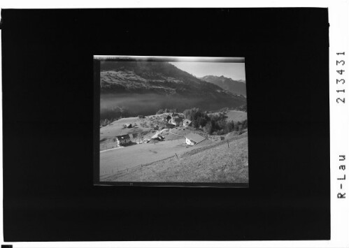 [Blons im Grossen Walsertal mit Blick zur Alpila und Mondspitze]
