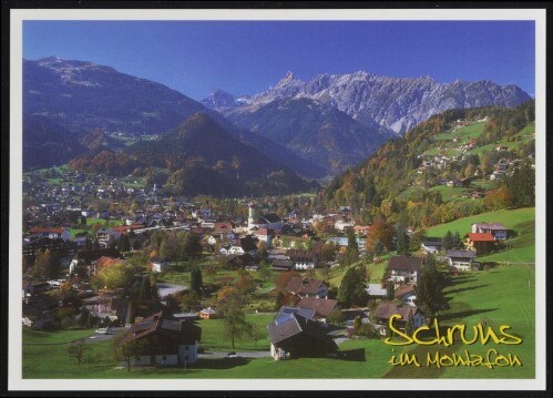 Schruns im Montafon : [Schruns im Montafon mit Zimba und Vandanser Steinwand, Vorarlberg, Österreich ...]