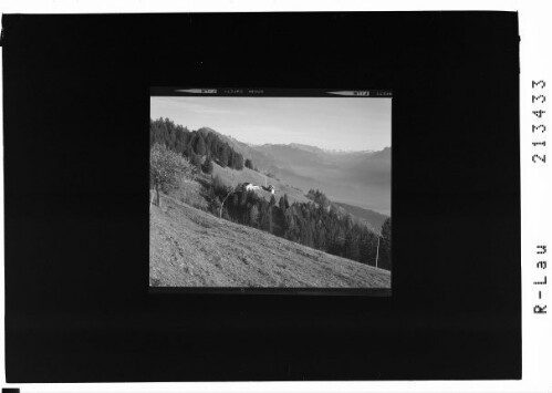 [Dünserberg / Gasthof Enzianhaus mit Blick in's Montafon]